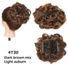 S-noilite LARGE Comb Clip In Curly Hair Extension Synthetic Hair Pieces Chignon - Jess Luxury Bundles & Wigs
