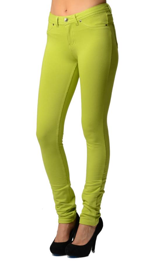 yellow jeggings womens