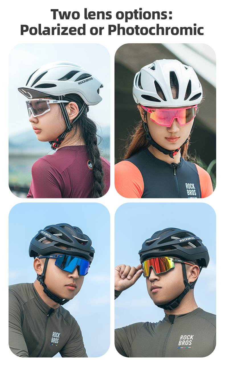 ROAD TO SKY Fahrradbrille – polarisierte/farbwechselnde Details