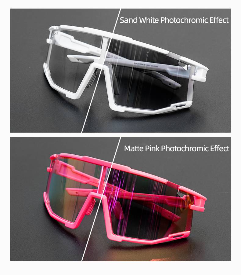 Lunettes de cyclisme ROAD TO SKY - Détails polarisés/changeants de couleur