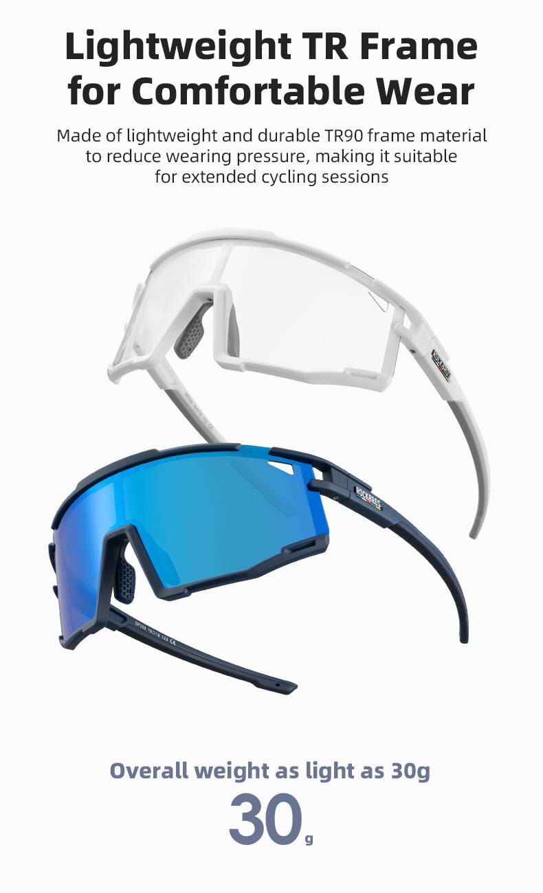 Lunettes de cyclisme ROAD TO SKY - Détails polarisés/changeants de couleur