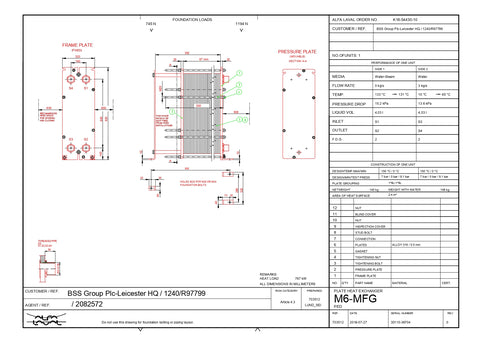 M6-MFG Spare Part BSS Group Plc-Leicester HQ / 1240/R97799