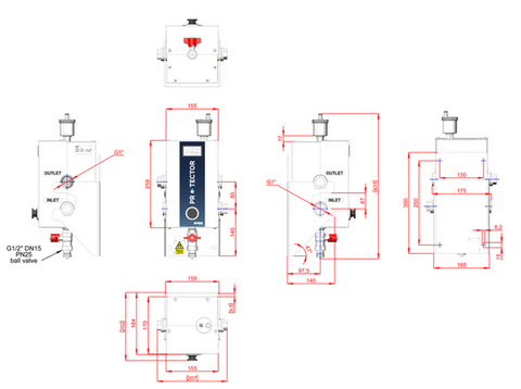 PROTECTOR P1 DIMENSIONS