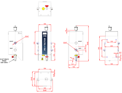 PROTECTOR P2 DIMENSIONS