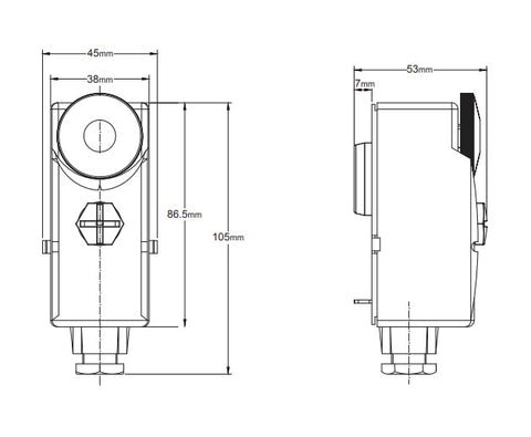 WRP - Cylinder / Pipe Thermostat, Strap On Diagram