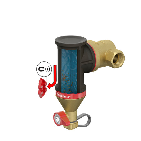 Flamco Clean Smart Dirt separators protect the boilers, pumps and fittings