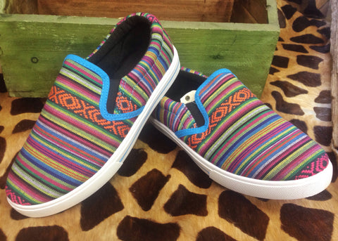 serape slip on shoes