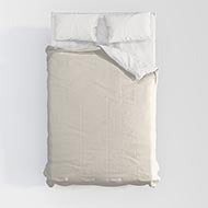 Cool Off White Solid Color Pairs to Behr Palais White GR-W15 Accent Shade to 2023 COTY Comforter
