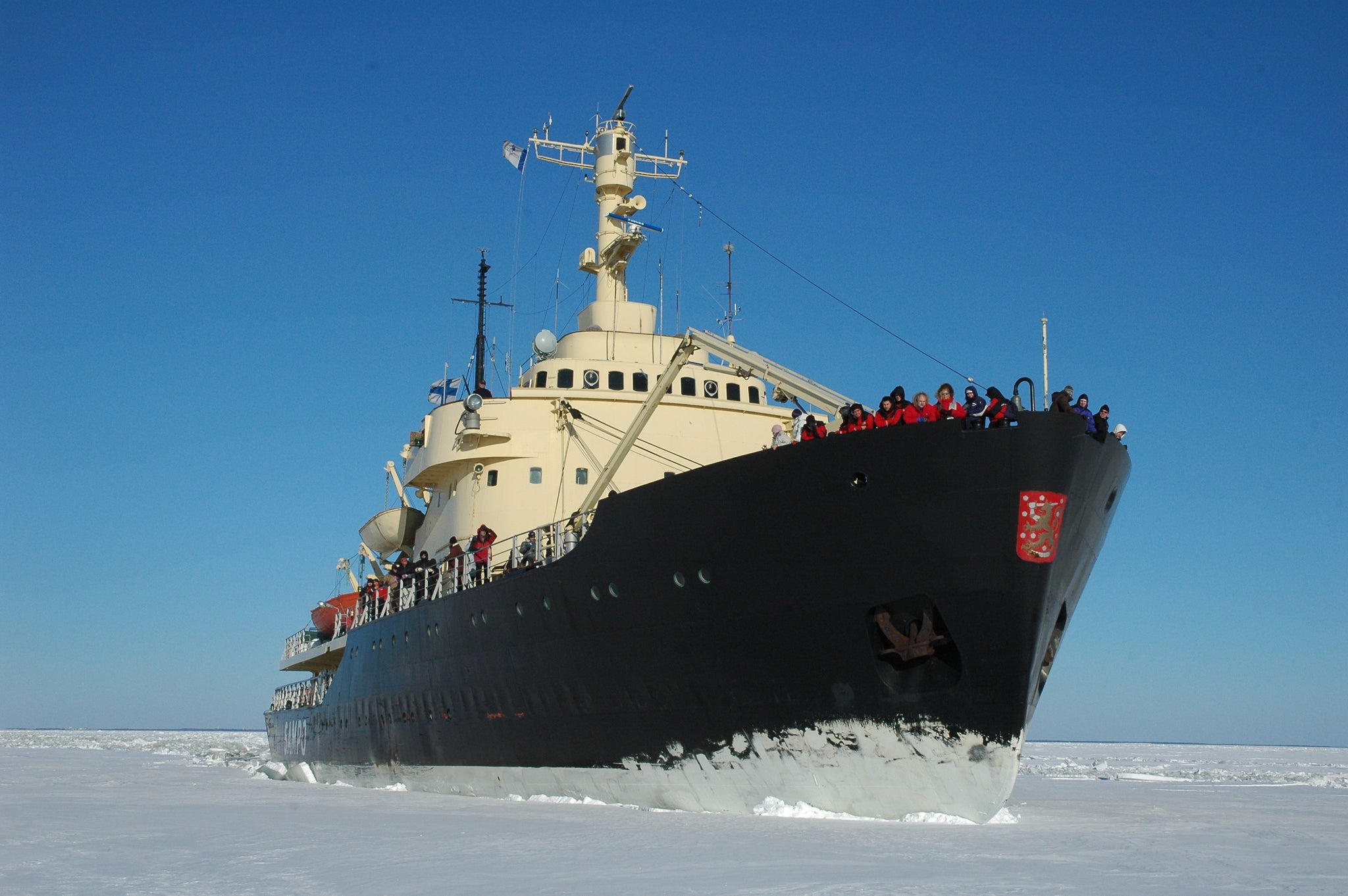 Ice Breaker ship Kakslautten Artic Resort Finland