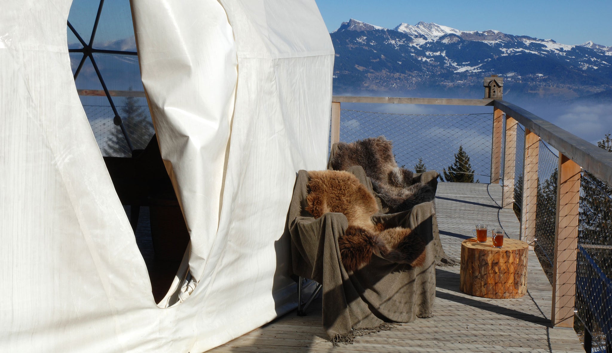 Whitepod Eco Tents Suite Switzerland