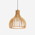 Nordic Wooden Cage Hanging Pendant Light