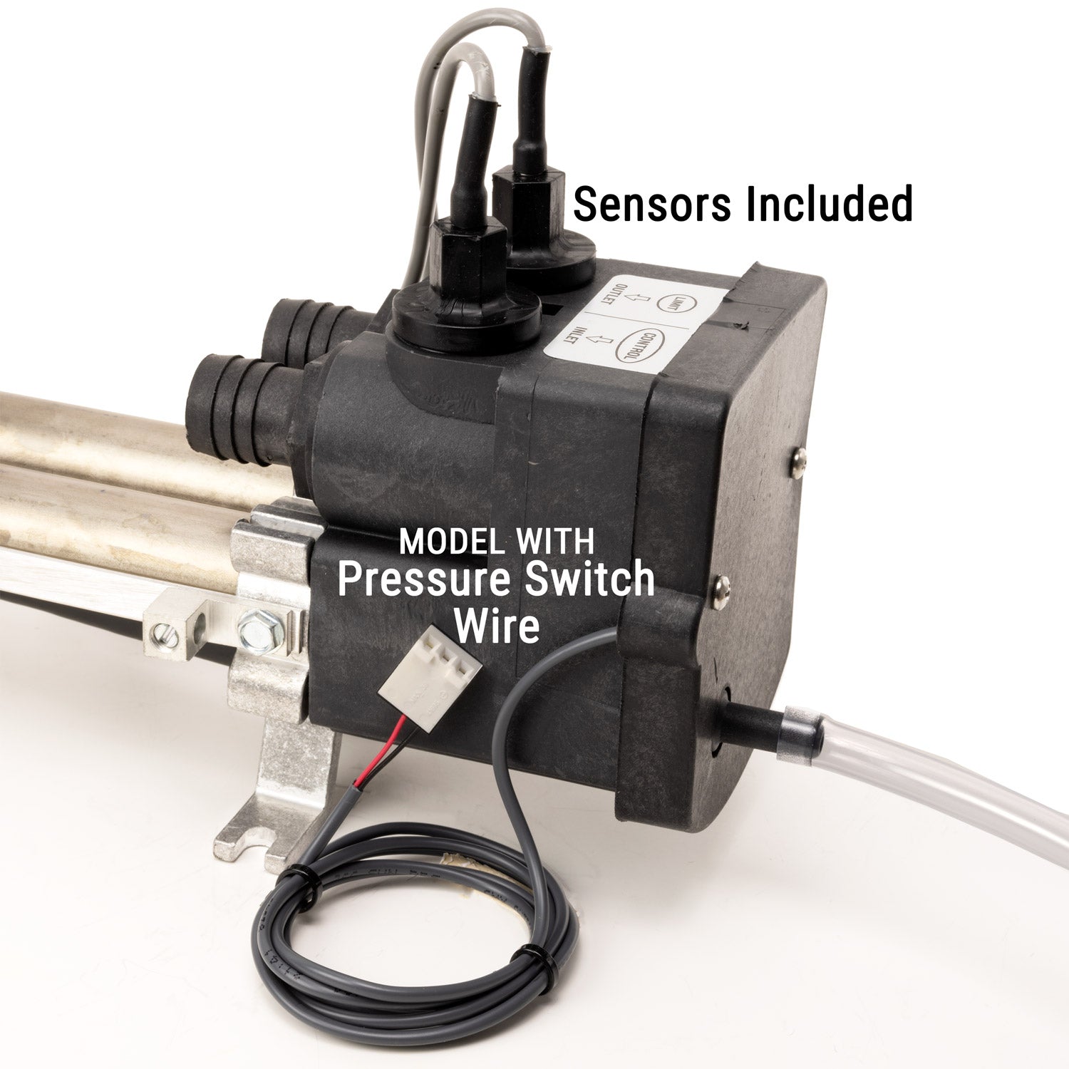 Double-Barrel Titanium Heater w/Sensors for Hot Spring/Watkins No-Fault ~ 4kW - With Pressure Switch - SpaDepot.com product image