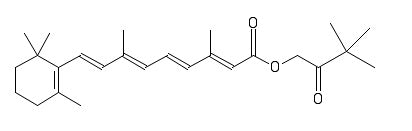 Den kemiske struktur af hydroxypinacolone retionate