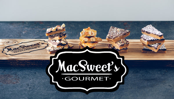 Welcome to MacSweet's Gourmet - A gourmet specialty food company based on the South Shore of Boston, Massachusetts - Specializing in small batch toffee, peanut brittle, and candied nuts