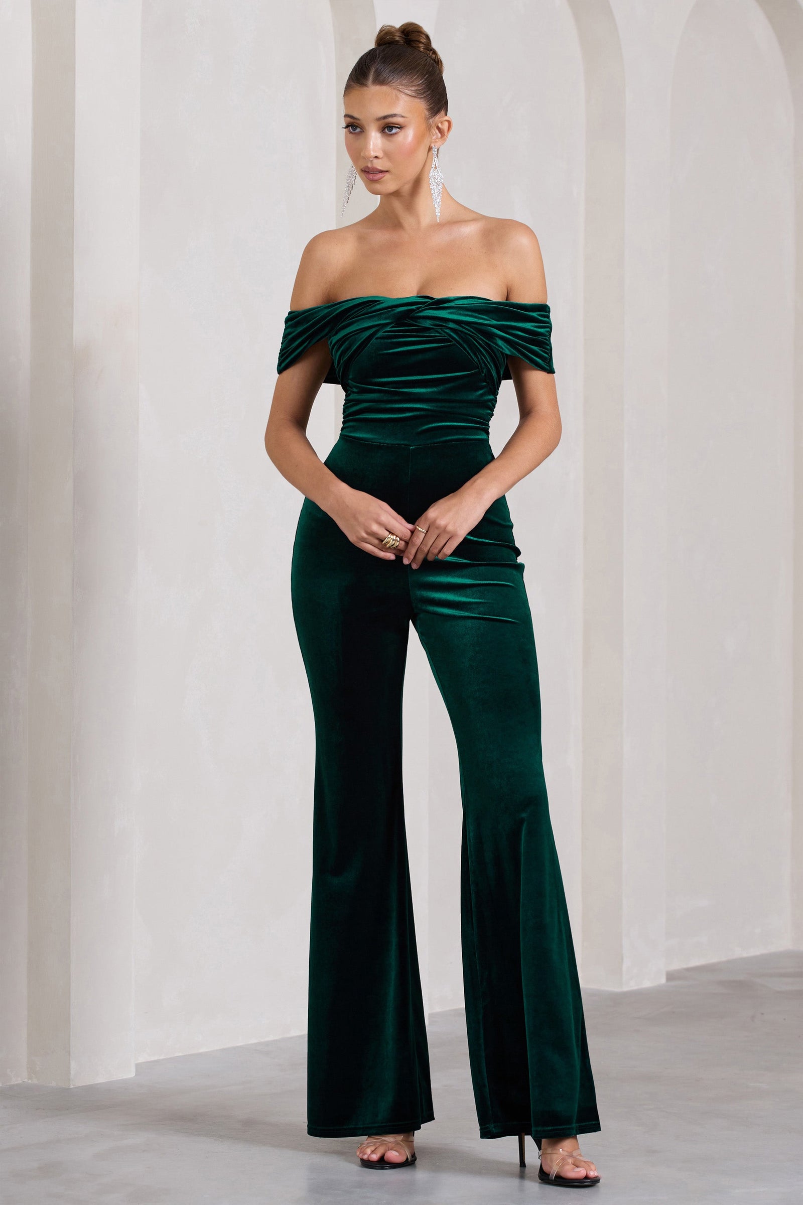Dynamite Martial Green Jumpsuit