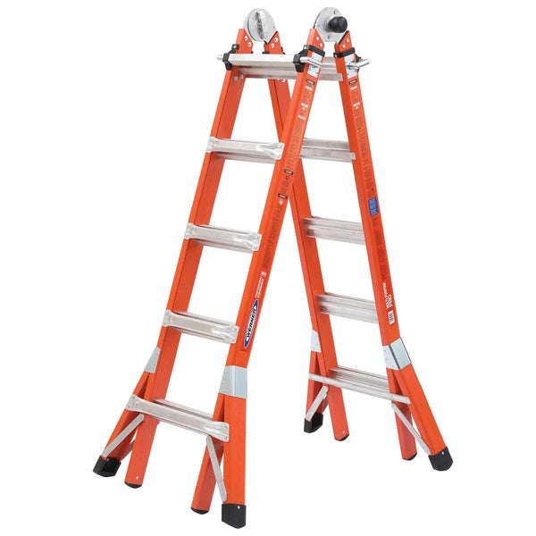 Classificatie Fictief Portret Werner Multi-Position Fiber Glass Pro Ladder (300 lb, Type 1A) FMT-00 –  American Ladders & Scaffolds
