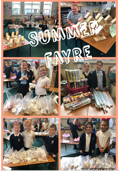 Summer Fayre with the school children