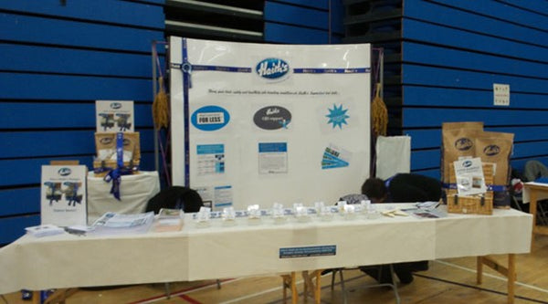 Haiths Show Stand at the budgie Championships
