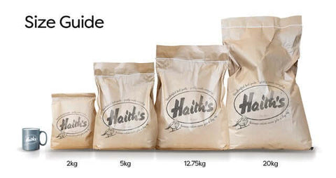 Buy Haith's bird food in bulk paper bags up to 20kg and save money feeding the birds and garden wildlife.