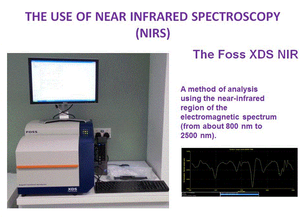 tHE USE OF NEAR INFRARED SPECTROSCOPY