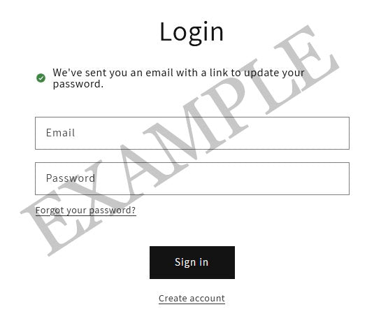 Log in Screen