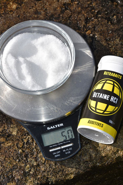 weigh out 50g of Betaine HCL