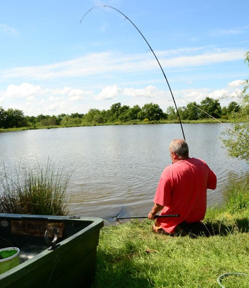 Image of Ken Townley fishing