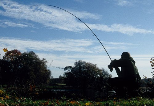 Image of a fisherman using a river rod