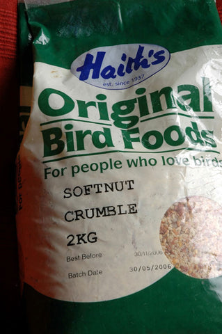 Softnut Crumble bird food bait