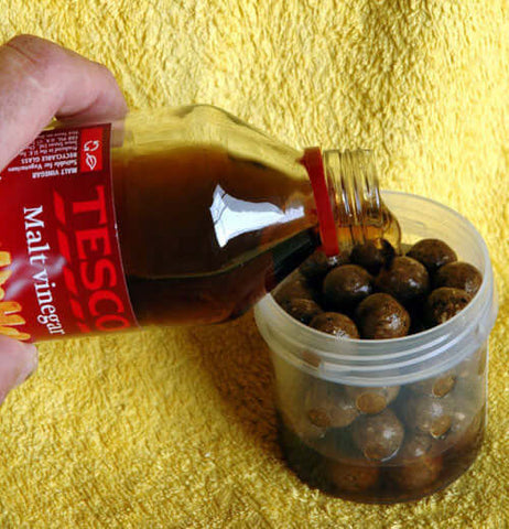 did you know you can use malt vinegar to boost all types of baits