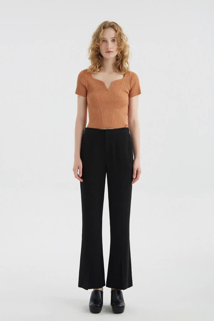 SirawaxBoutique High-Waisted Belted Carrot Pants