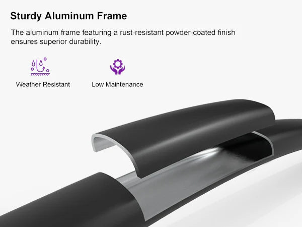 PURPLE LEAF Retractable Pergola