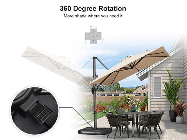 PURPLE-LEAF-10/11ft-Patio-umbrellas-can-be-rotated-360-degrees
