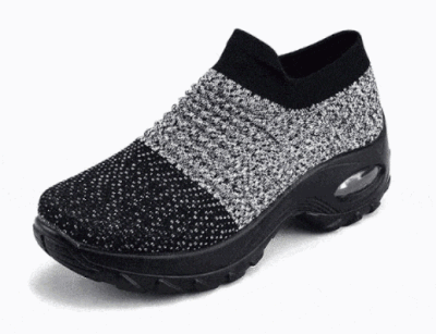 ZORQ Chaussures de Marche orthopédiques, Baskets orthopédiques Respirantes  à Coussin d'air léger pour Femmes