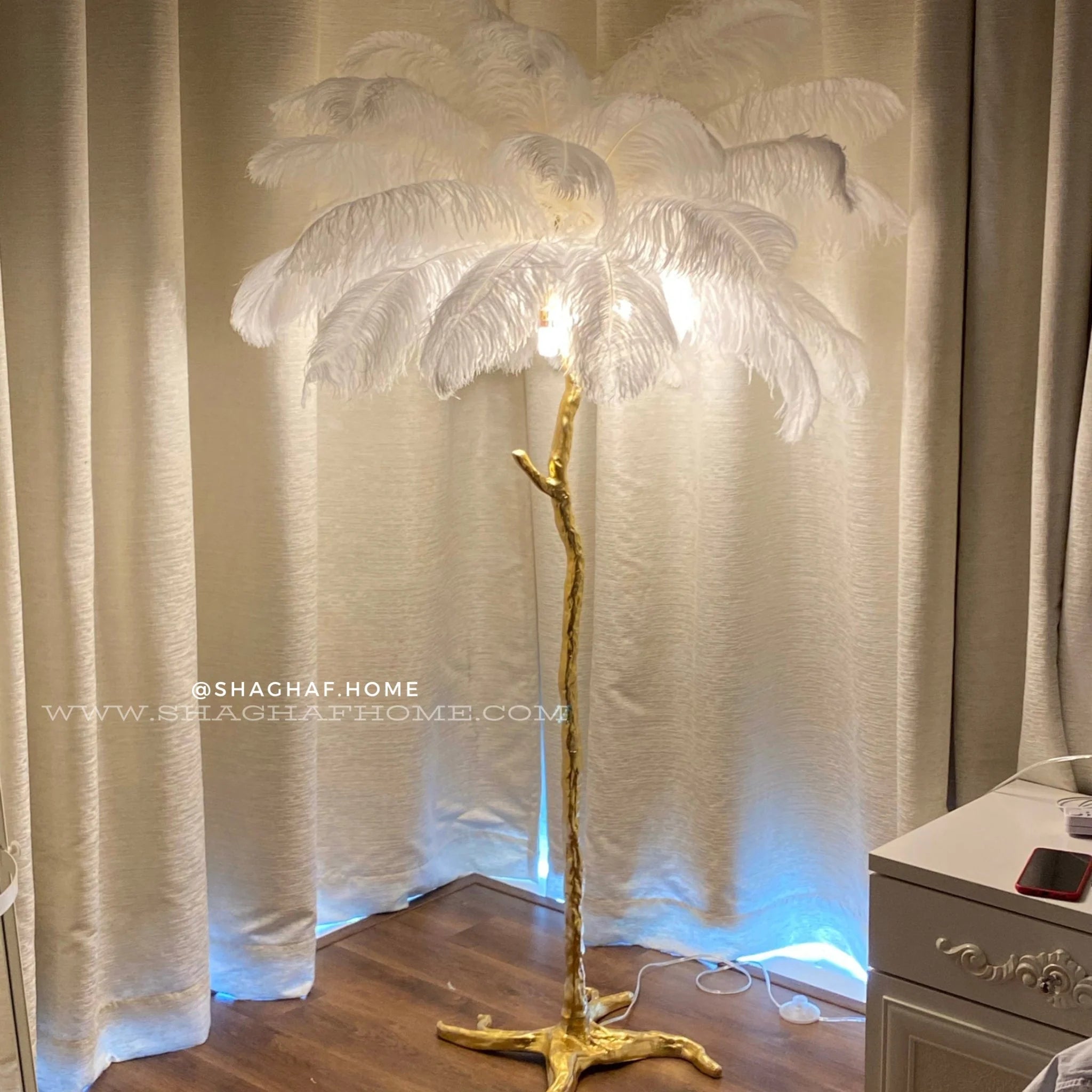 palm-tree-floor-lamp-for gym interior Idea