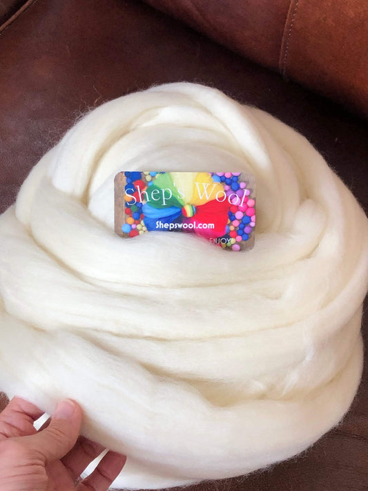 1lb Wool Roving, Spinning Wool, Felting Wool, get started crafting faster!!  – Shep's Wool