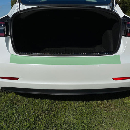Transparentes Schutzfolienset Tesla Model 3 Seitenschweller VORNE + HINTEN  inkl. Rakel