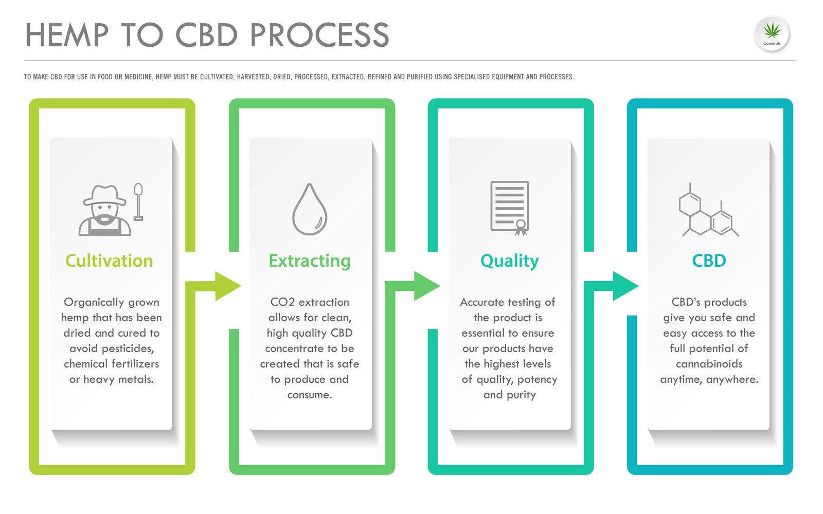 Hemp To CBD Process