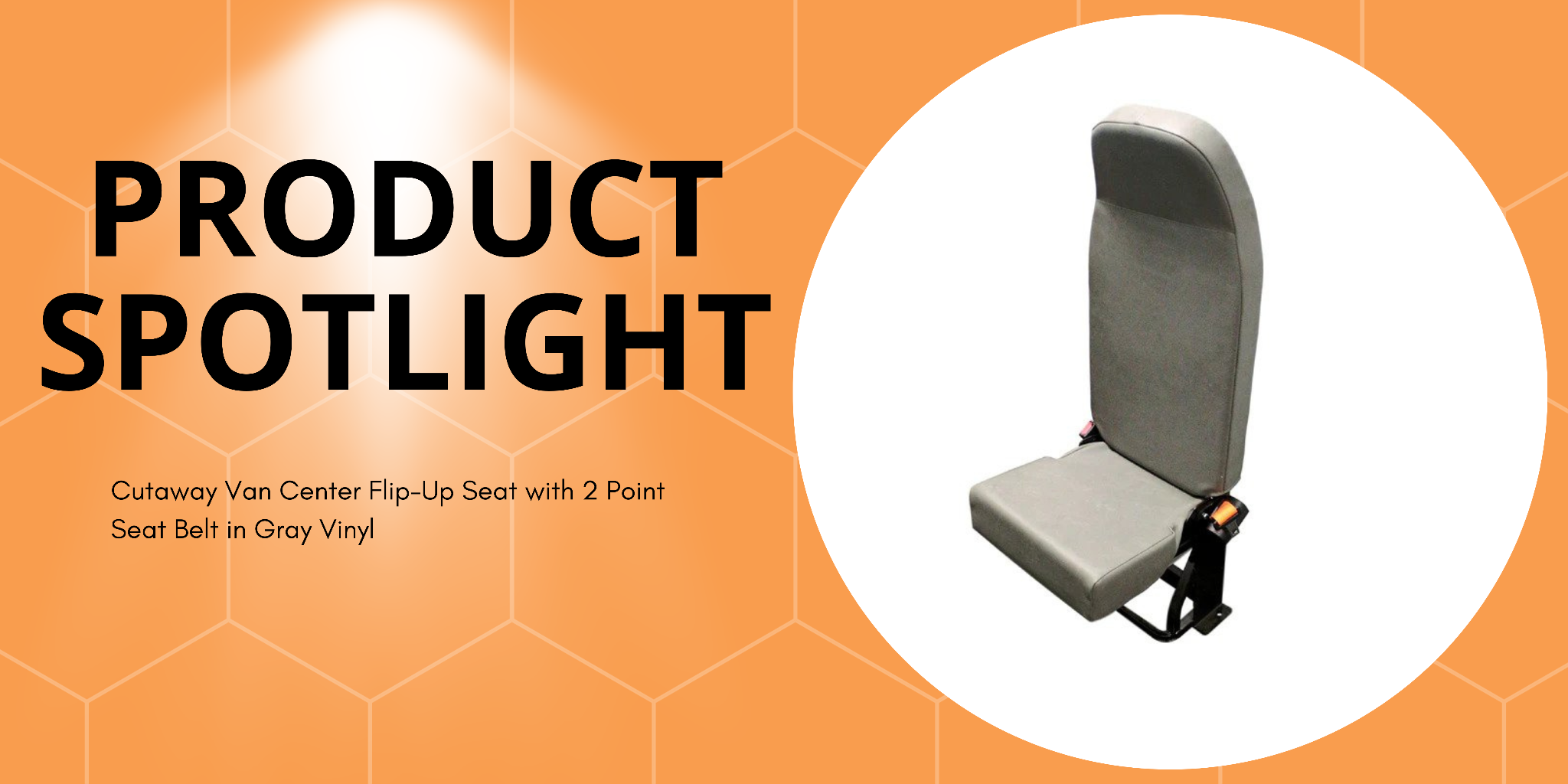cutaway van center flip up seat product spotlight
