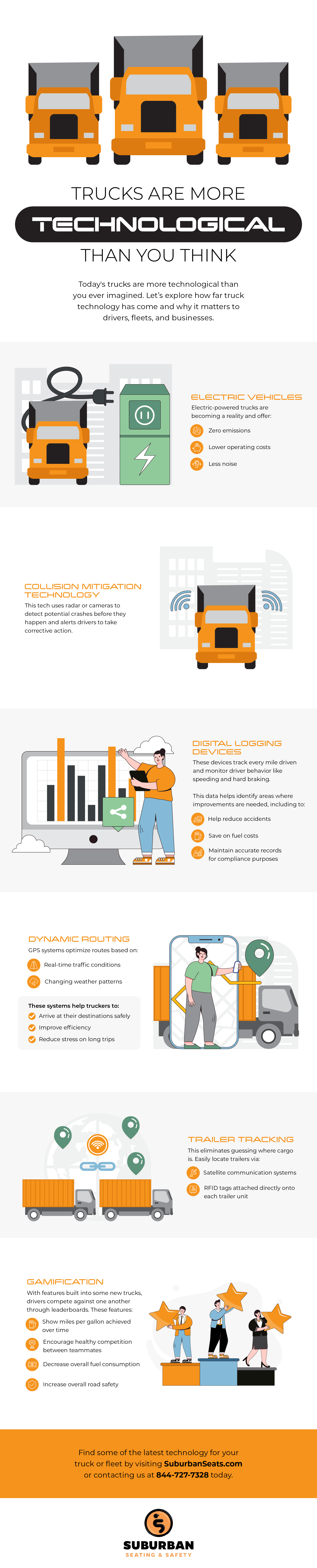 Trucks Are More Technological Than You Think Infographic