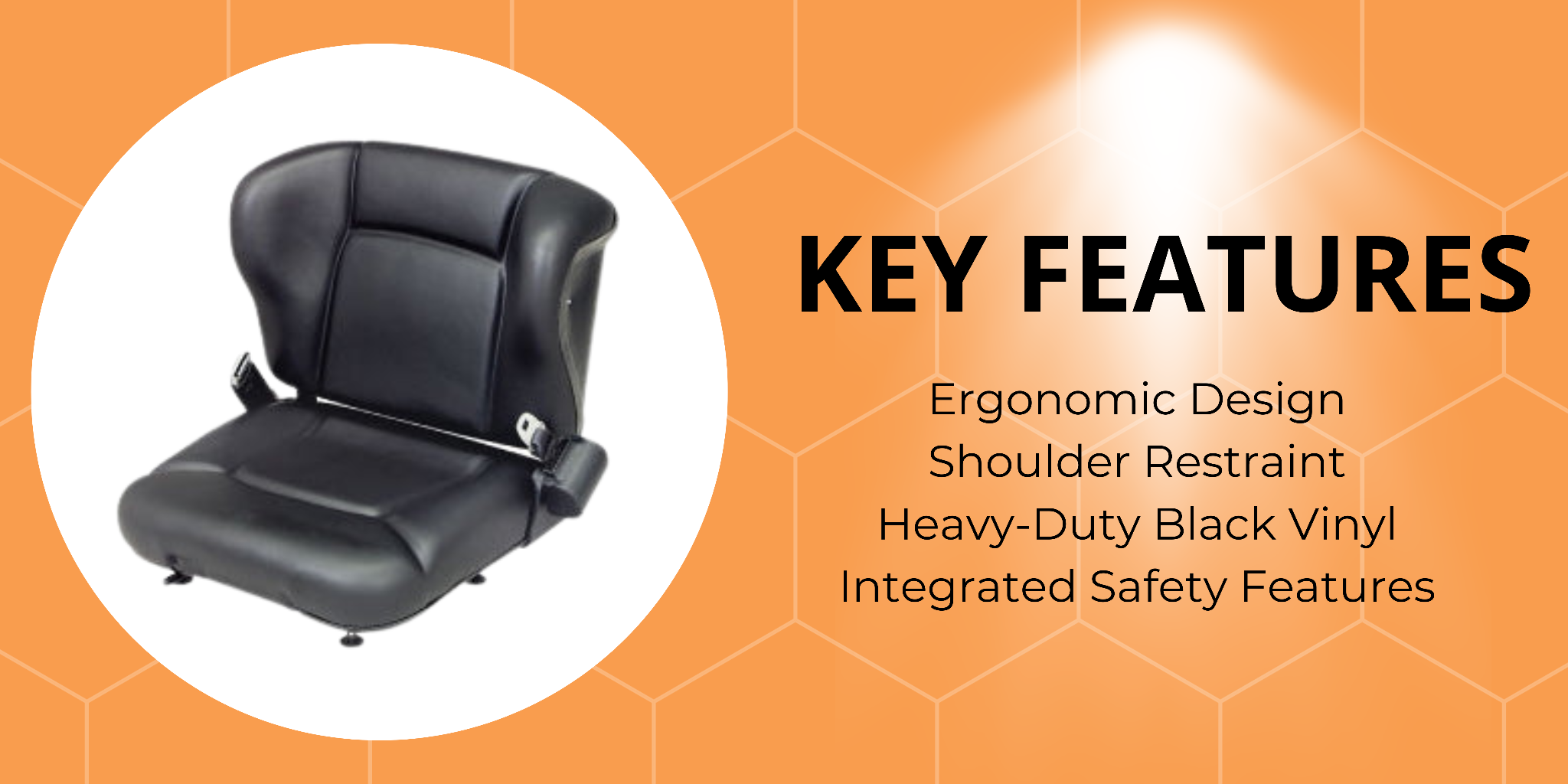 key feature toyota forklift static seat