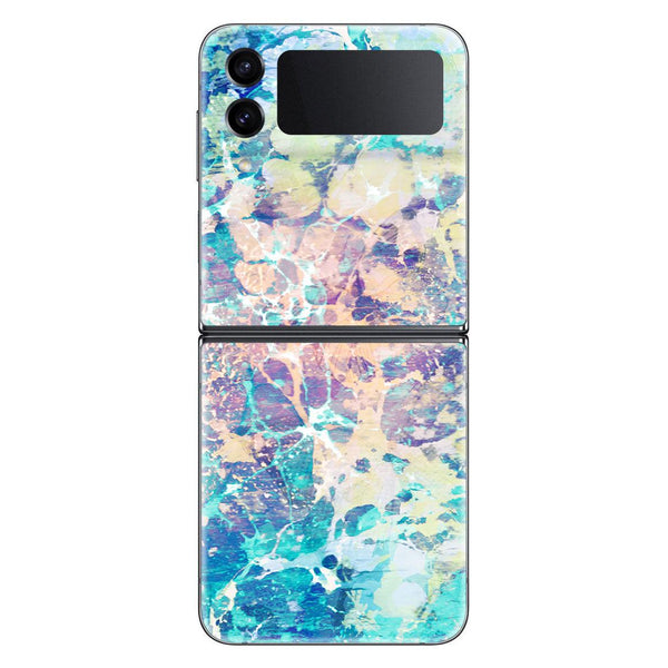 Cute Kawaii Marshmallow Galaxy Z Flip4 Skin