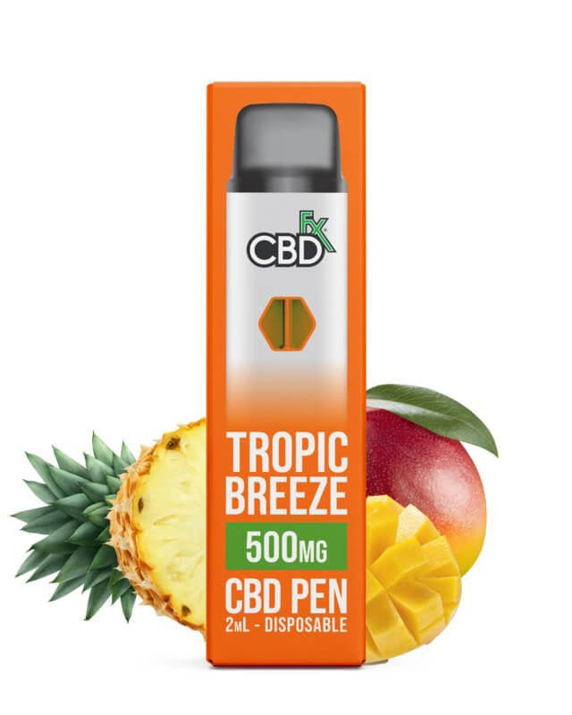 CBDfx CBD vape pen in Tropic Breeze flavor