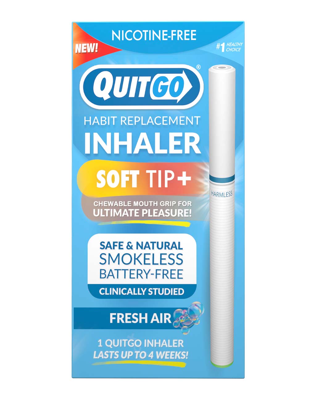 QuitGo inhaler in Fresh Air variant