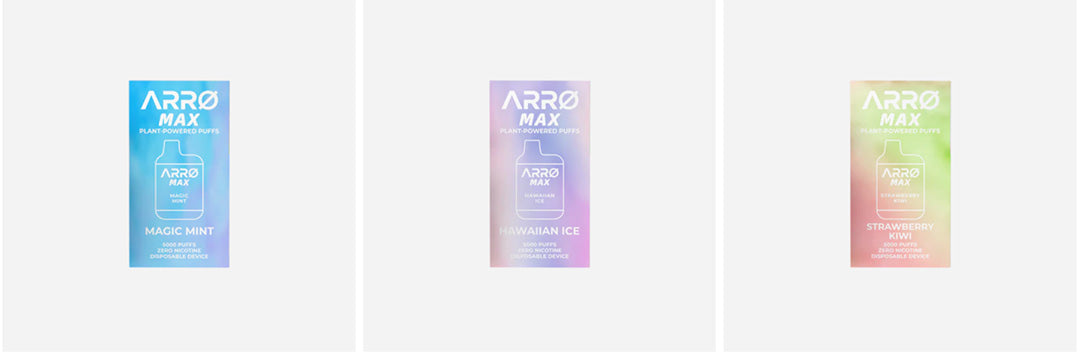 ARRØ Vapes product lineup