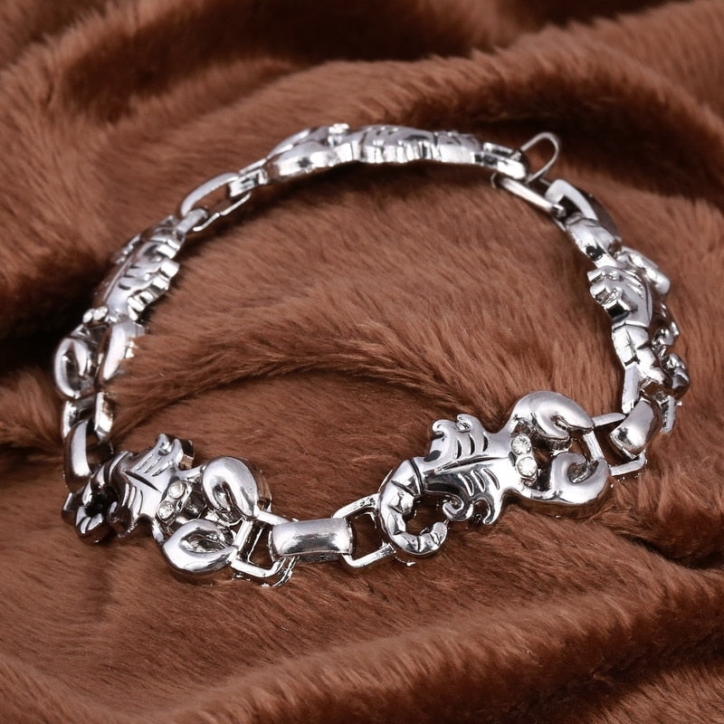 Vintage Horse Charm Bracelet