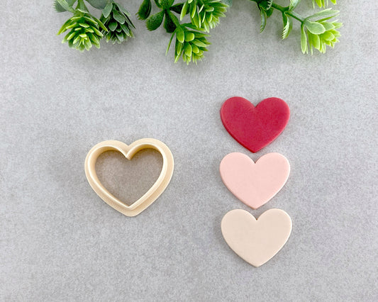 Valentine's Day Heart Polymer Clay Earring Cutters Heart Cutters Cute Heart  Cutter Set 