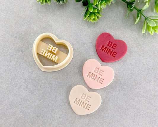 Anti Valentines Candy Heart Clay Cutters