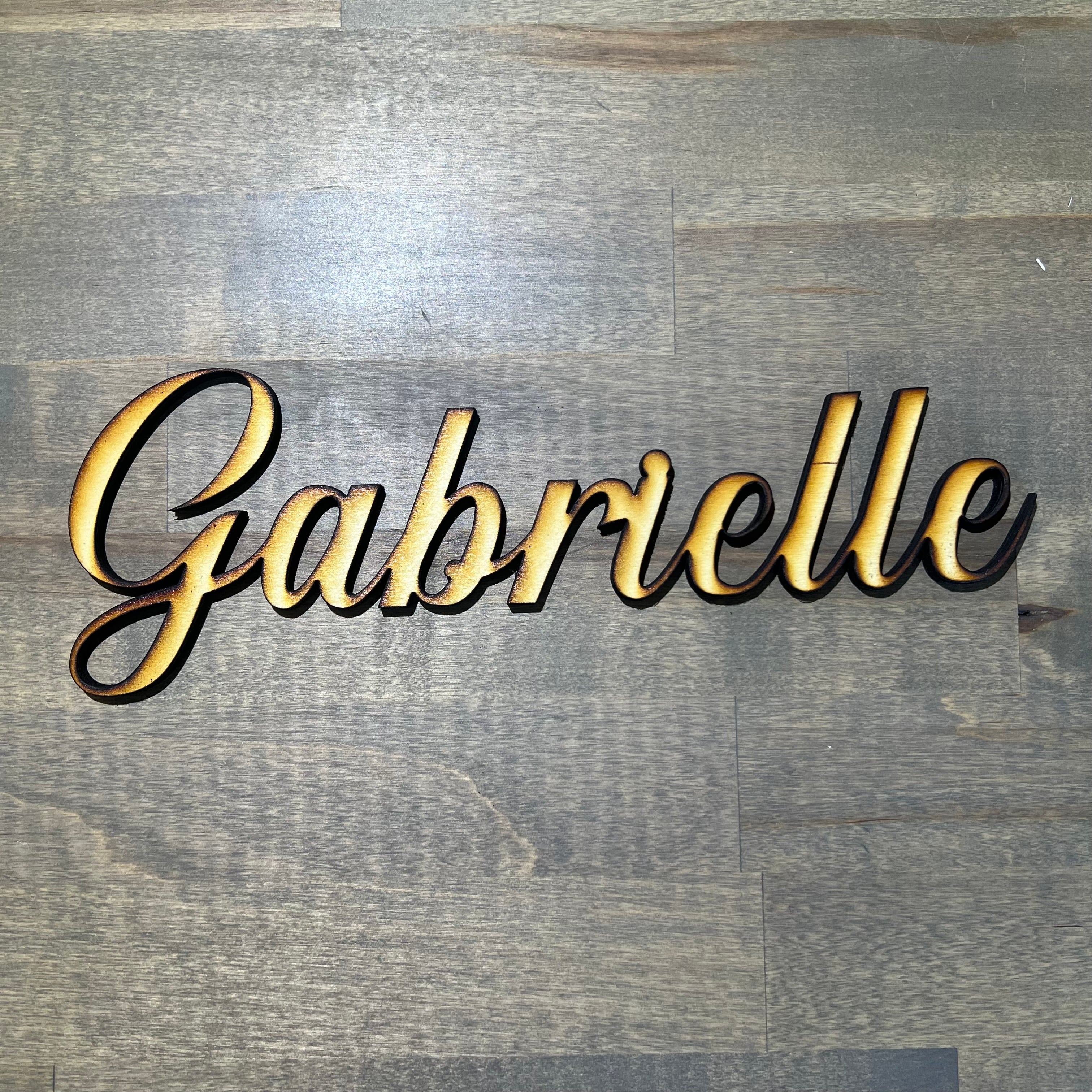 Personalized Wooden Name Sign