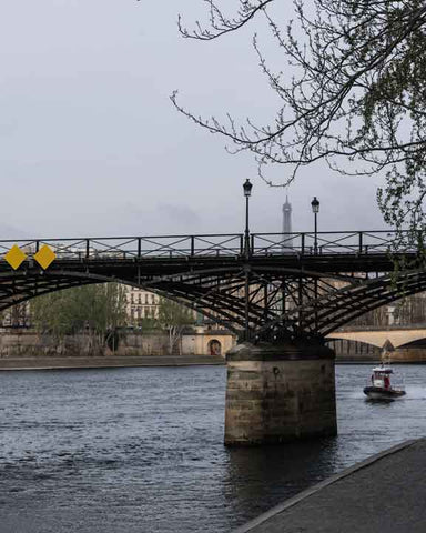 Pont des Arts depuis le quai de Seine